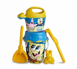 Песочный набор Губка Боб с лейкой (Unice, UN 23781veg)